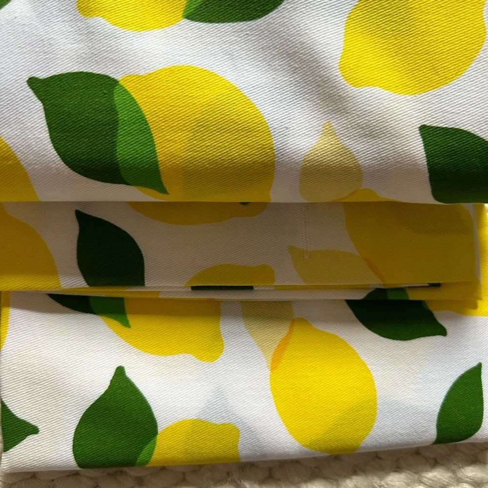 NEW kate spade NEW YORK Shower Curtain Lemon Toss 72 x 72 in Price FIRM!